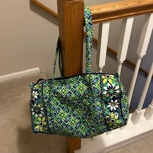 Vera Bradley small travel duffle bag.